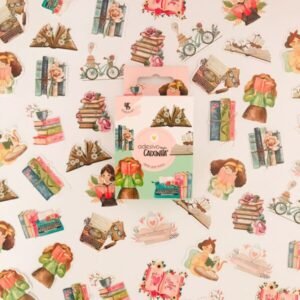 adesivo na caixinha amor por livros