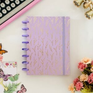 caderno de disco florologia lavanda