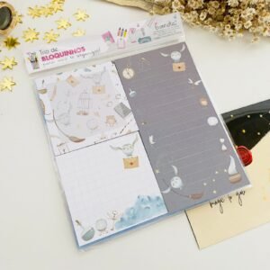 trio de bloquinhos com 40 folhas magia 2