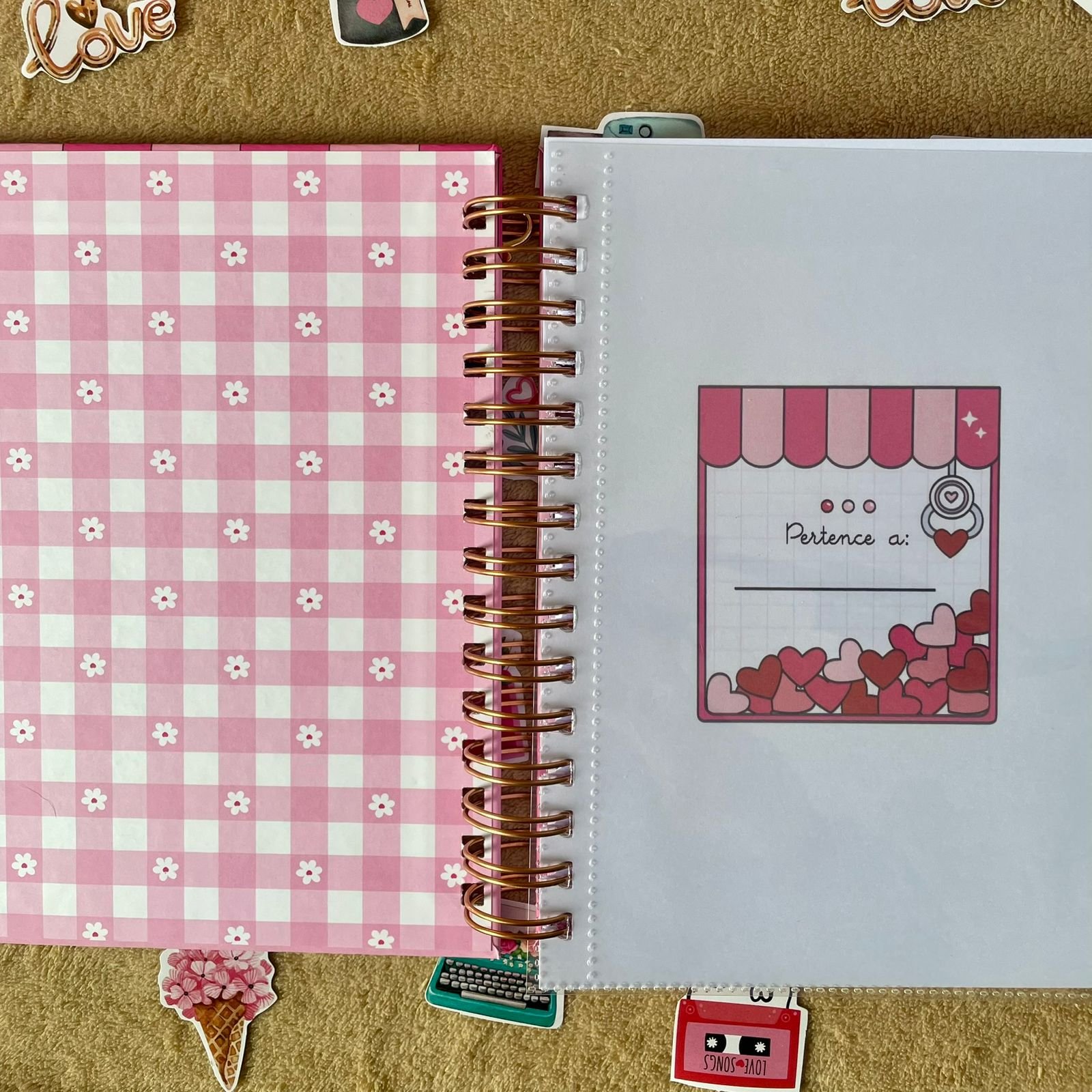 caderno wire o a5 – pick love 2 caderno wire o a5 – pick love 2