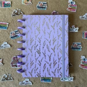 caderno de disco florologia lavanda 1